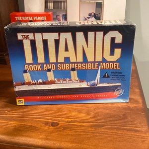 The Titanic Book & Submersible model never opened!